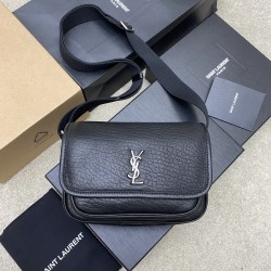 생로랑 Saint laurent/YSL 776611 Niki Small Messenger In Grained Lambskin Black
