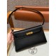 에르메스 Hermes Kelly elan 27cm Chèvre 89 noir/gold