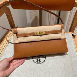 에르메스 Hermes Kelly elan 27cm Epsom 37 Gold/gold