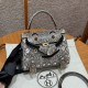 에르메스 Hermes Kelly Doll 16cm Lizard 1B Ombre/gold