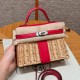 에르메스 Hermes Kelly Picnic 20cm Swift 90 Framboise/silver