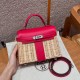 에르메스 Hermes Kelly Picnic 20cm Swift i6 Rose extreme/silver