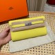 에르메스 Hermes  Kelly to go 19cm Epsom 9R Lime/silver
