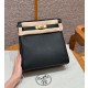 에르메스 Hermes Kelly Ado 21cm Togo 89 Noir/gold