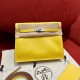 에르메스 Hermes Kelly danse 22cm evercolor 9R Lime/silver