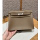에르메스 Hermes Kelly danse 22cm evercolor D0 Beige de Weimar/silver