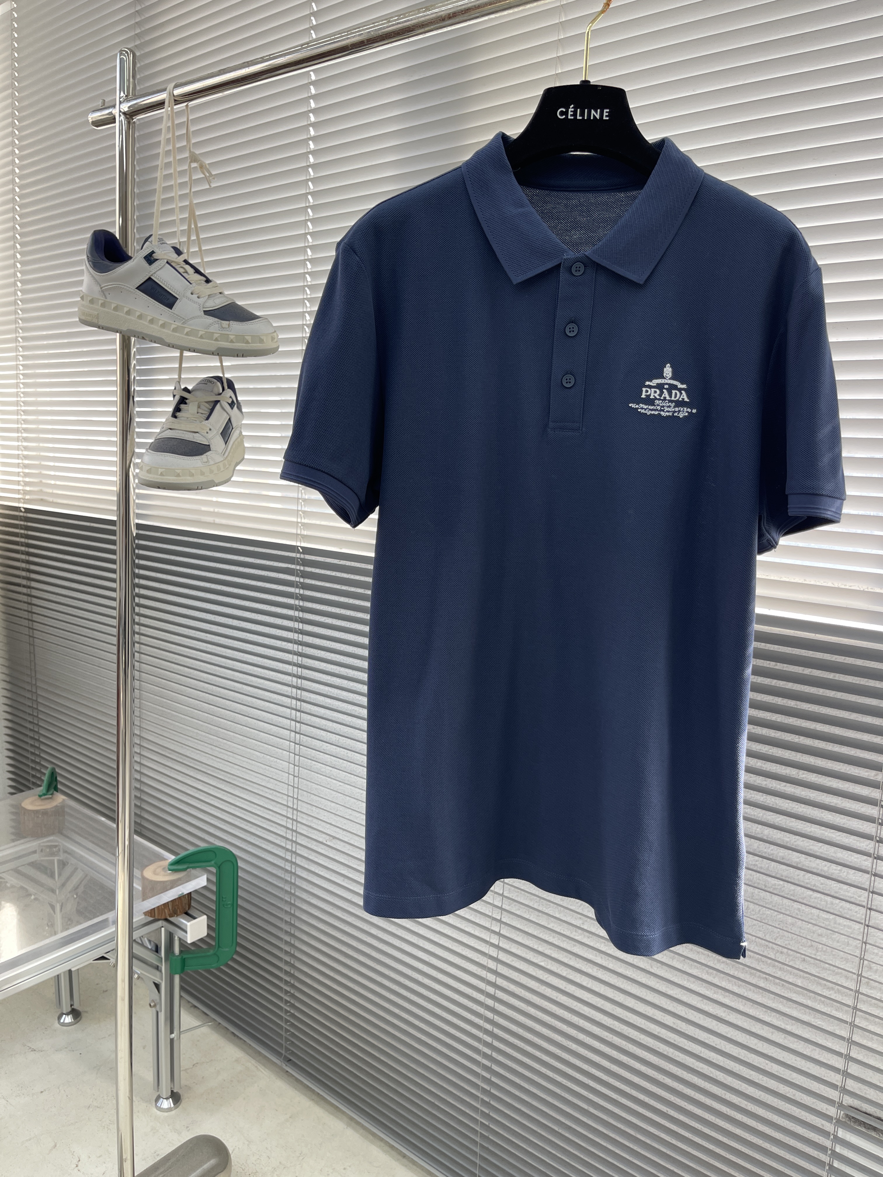 프라다 Prada 반팔 폴로 셔츠