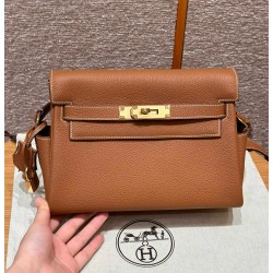 에르메스 Hermes Kelly Messenger 24cm Togo 37 Gold/gold