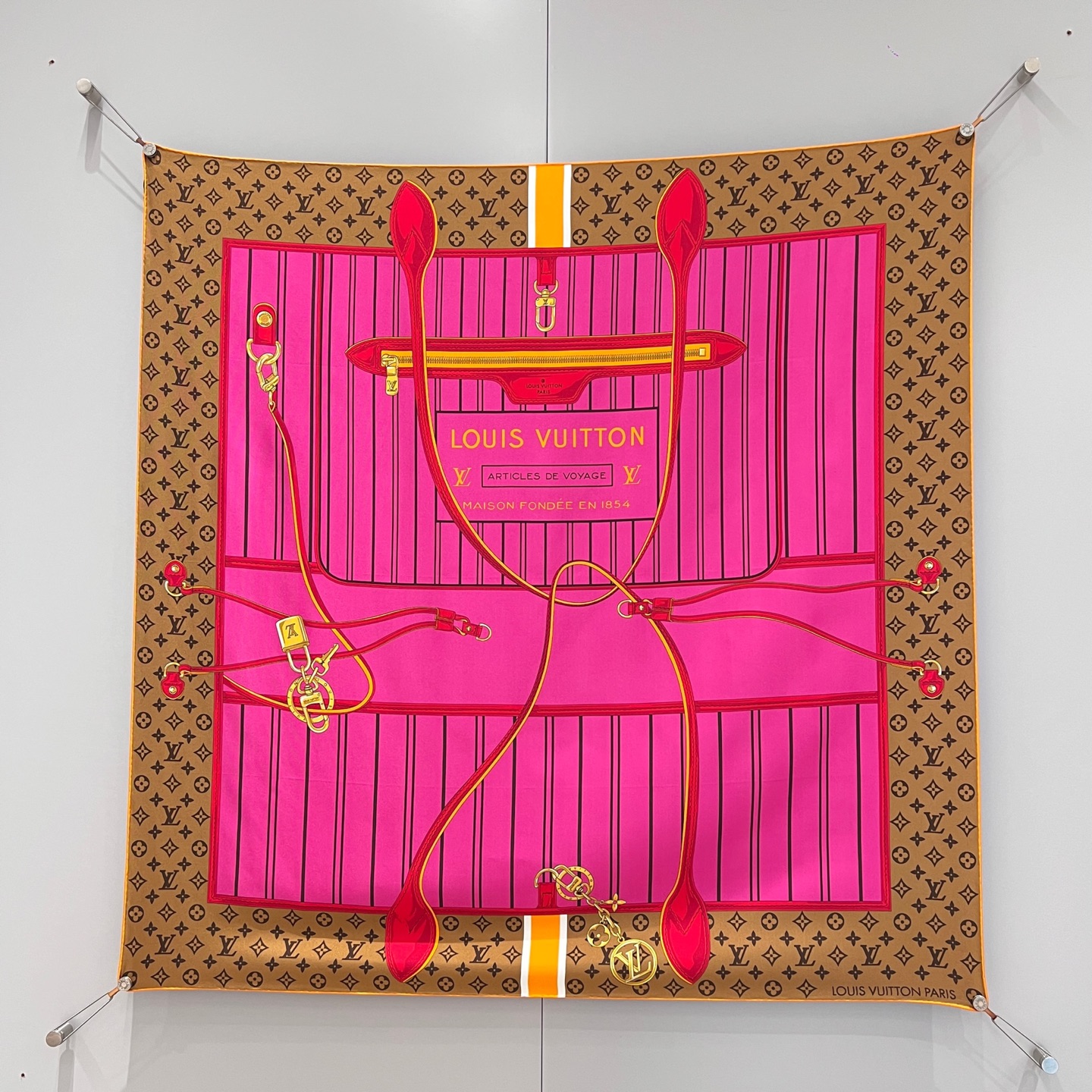 루이비통 Louis Vuitton M94990 스커프 90×90cm