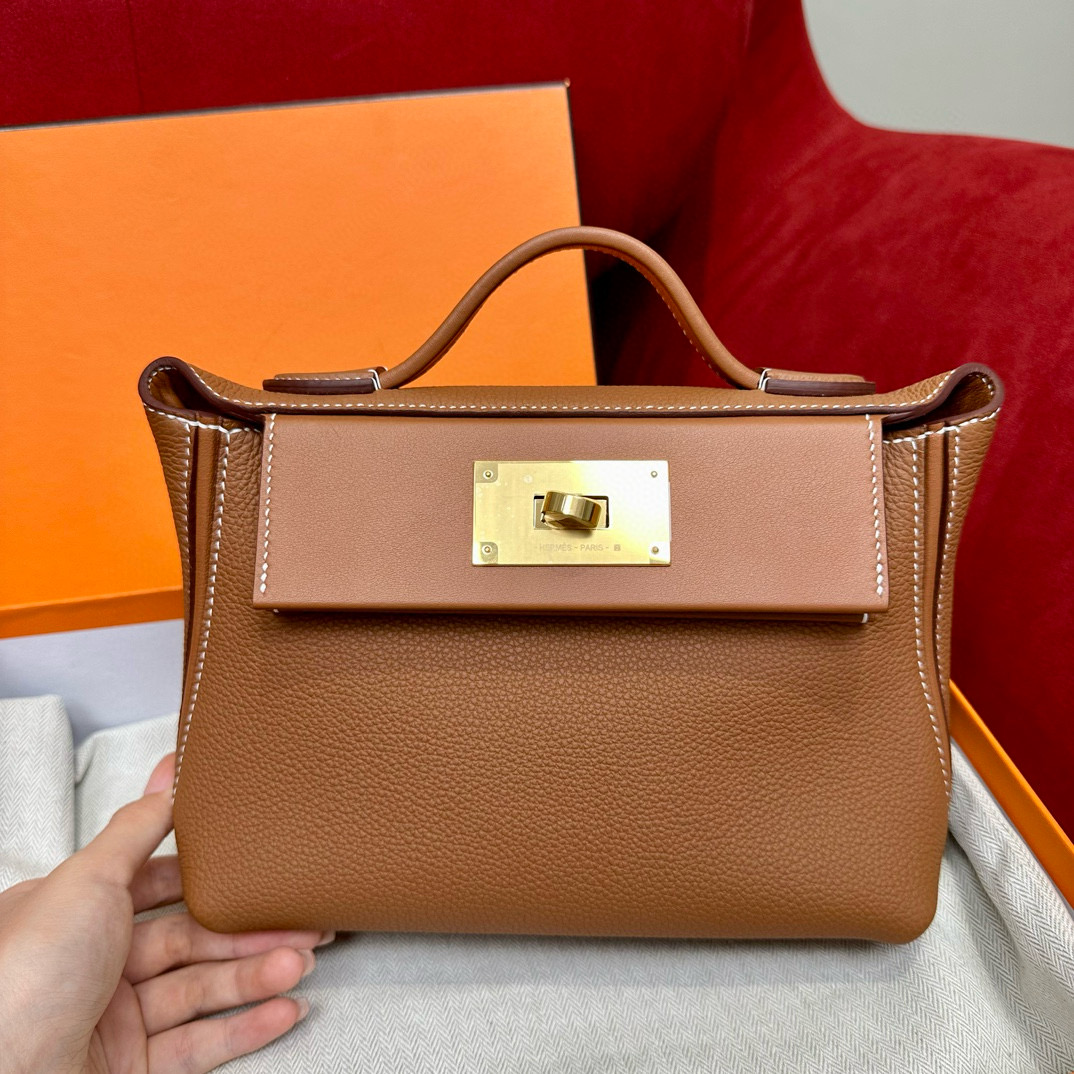 에르메스 Hermes Kelly 2424 21cm Swift 37 Gold/gold