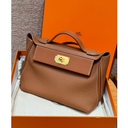 에르메스 Hermes Kelly 2424 29cm Togo 37 Gold/gold