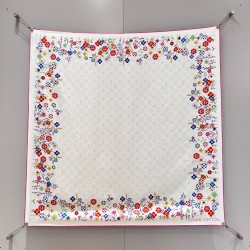 루이비통 Louis Vuitton LV x TM Monogram Superflat Flowers 스커프 90×90cm