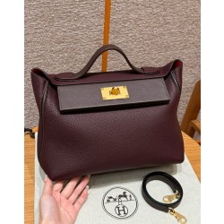 에르메스 Hermes Kelly 2424 29cm Togo OG Rouge Sellier and 0D Rose Maxico/gold