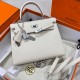 에르메스 Hermes Kelly 25cm Epsom 10 Craie/silver