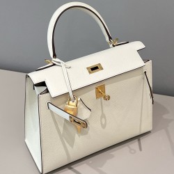 에르메스 Hermes Kelly 25cm Epsom i2 Nata/gold