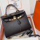 에르메스 Hermes Kelly 32cm Swift 46 Ebene/gold