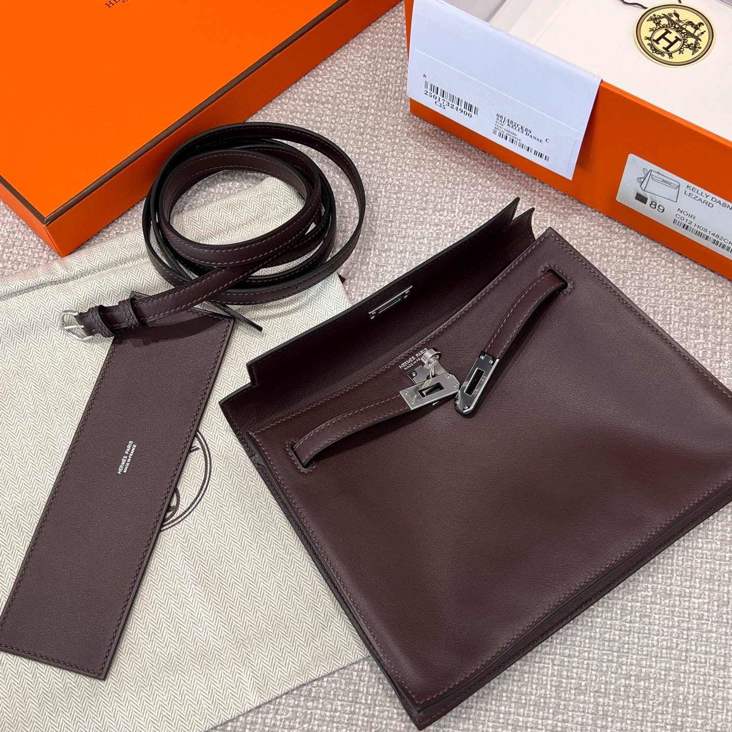 에르메스 Hermes Kelly danse Germany Leather 0G Rouge seller/silver