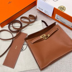 에르메스 Hermes Kelly danse Germany Leather 37 Gold/gold