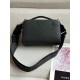로에베 Loewe C660R41X Mini Camera Crossbody Bag in Soft Grained Calfskin Black