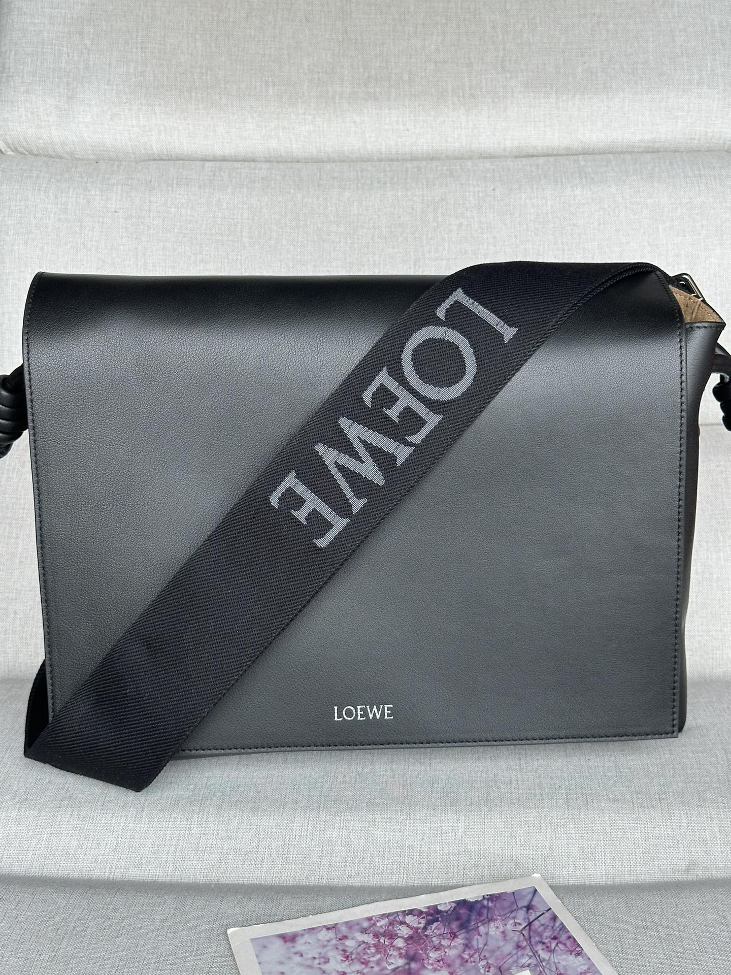 로에베 Loewe 36037 Flamenco satchel 34cm