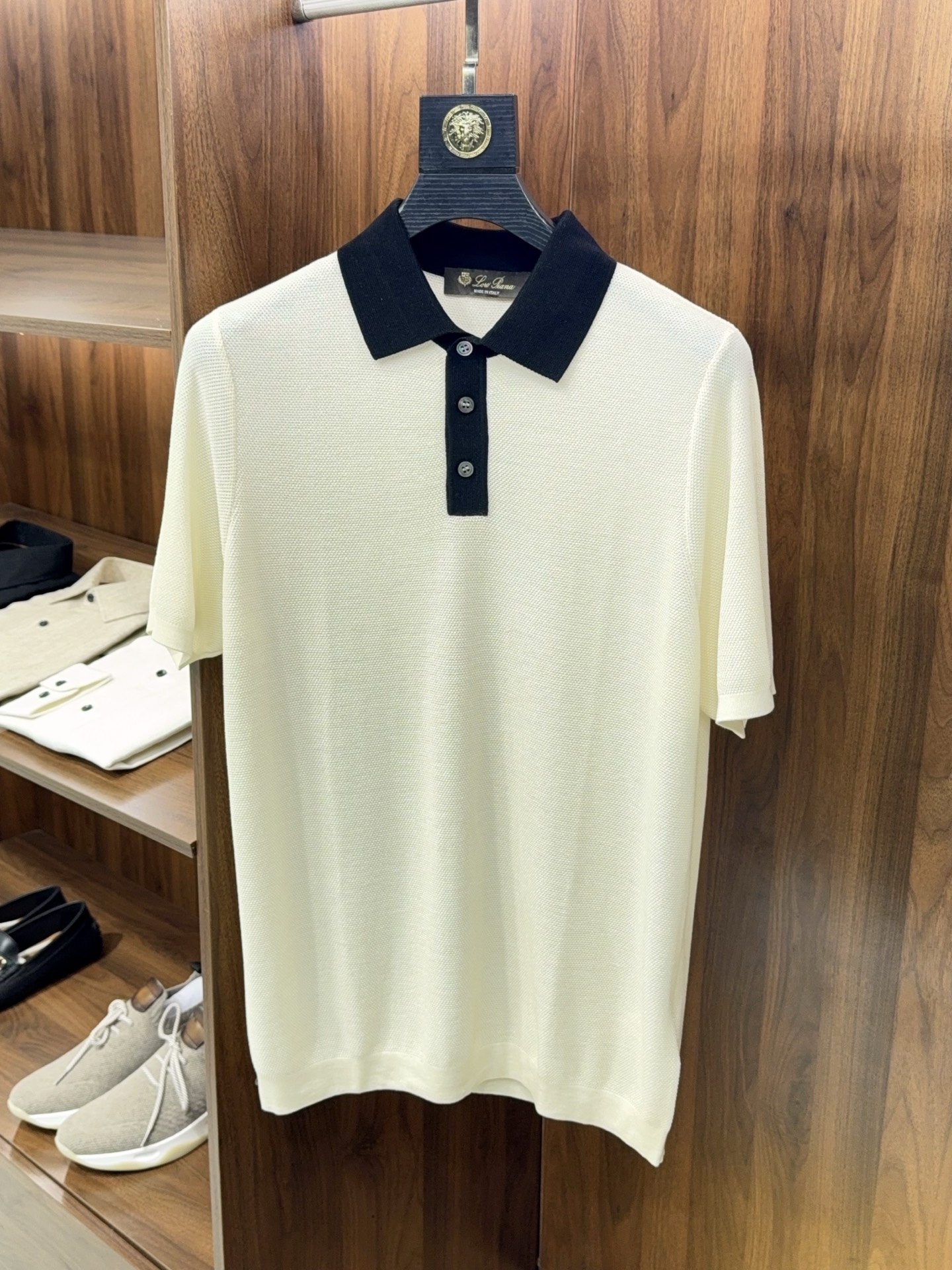 로로피아나 Loro Piana 반팔 폴로 셔츠