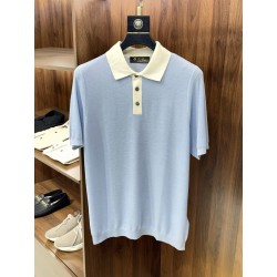 로로피아나 Loro Piana 반팔 폴로 셔츠