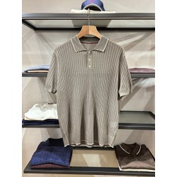로로피아나 Loro Piana 반팔 폴로 셔츠