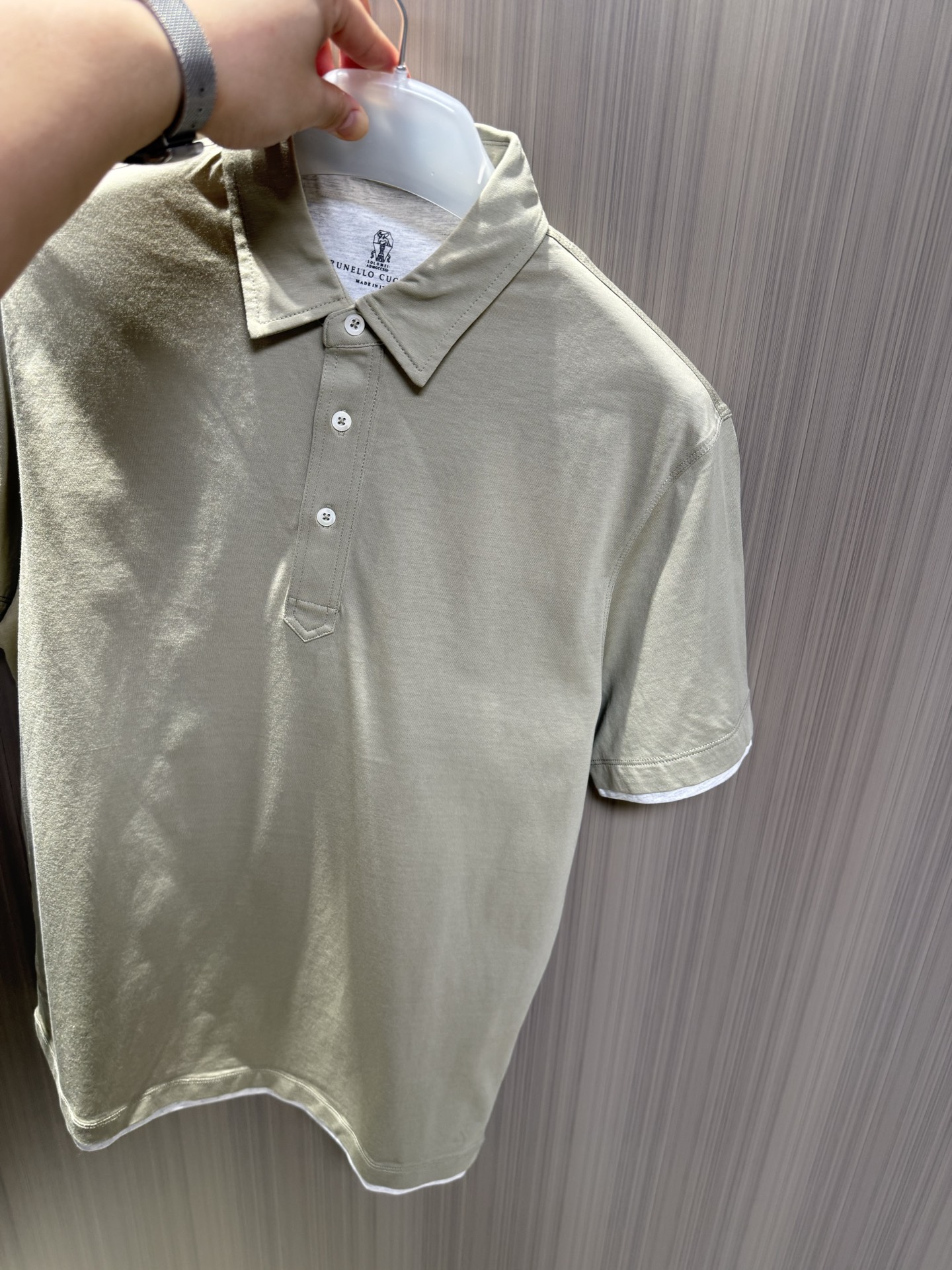 브루넬로 쿠치넬리 Brunello Cucineli 반팔 폴로 셔츠