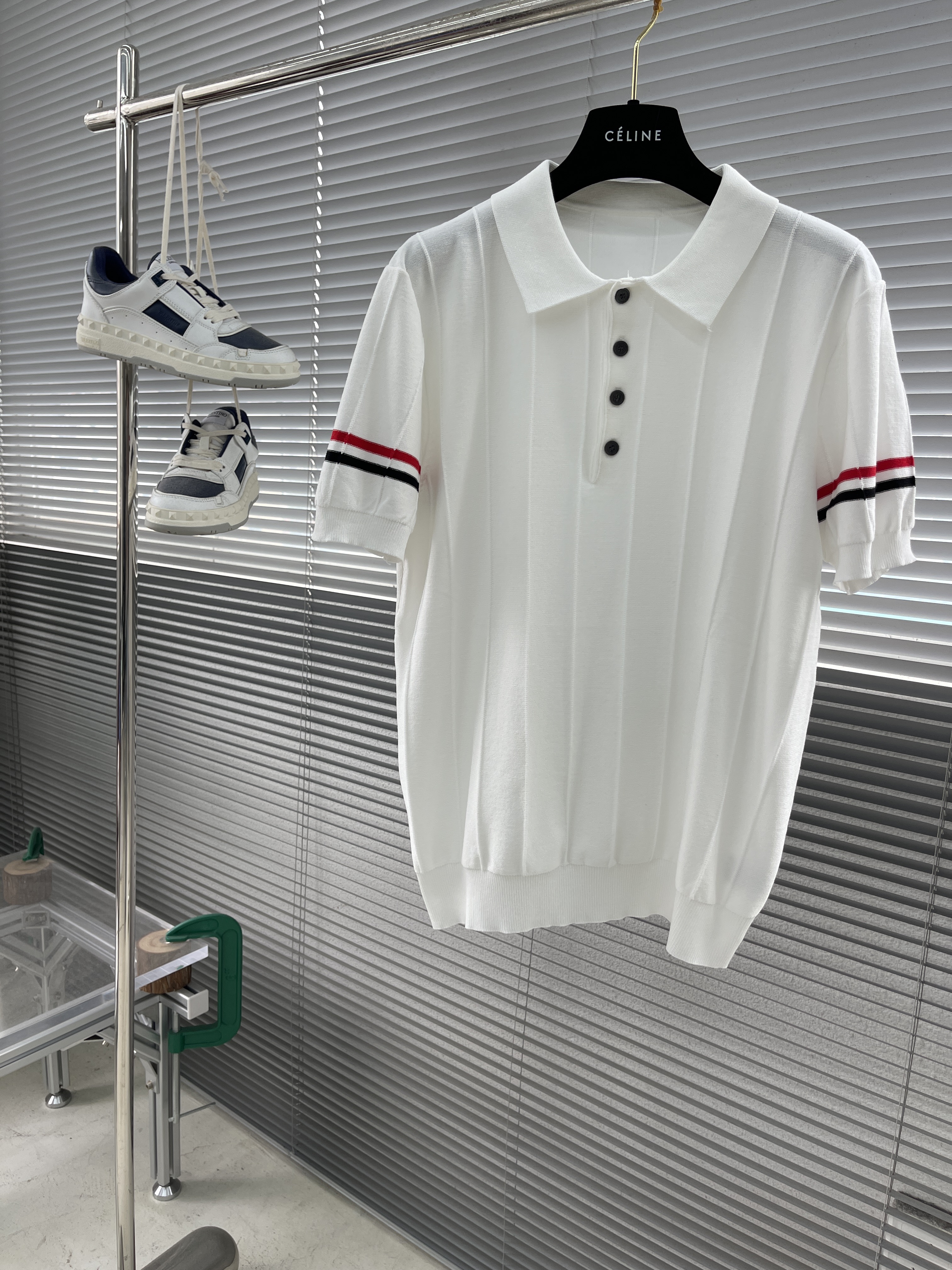 톰브라운 Thom Browne 반팔 폴로 셔츠