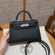에르메스 Hermes Mini Kelly 19cm Epsom 88 Graphite/silver