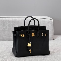 에르메스 Hermes Brikin Touch 25cm Hcp crocodile 89 Noir/gold
