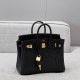 에르메스 Hermes Brikin Touch 25cm Hcp crocodile 89 Noir/gold