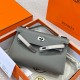 에르메스 Hermes Kelly Pochette Swift 0L Girs Meyer and 8L beton/silver