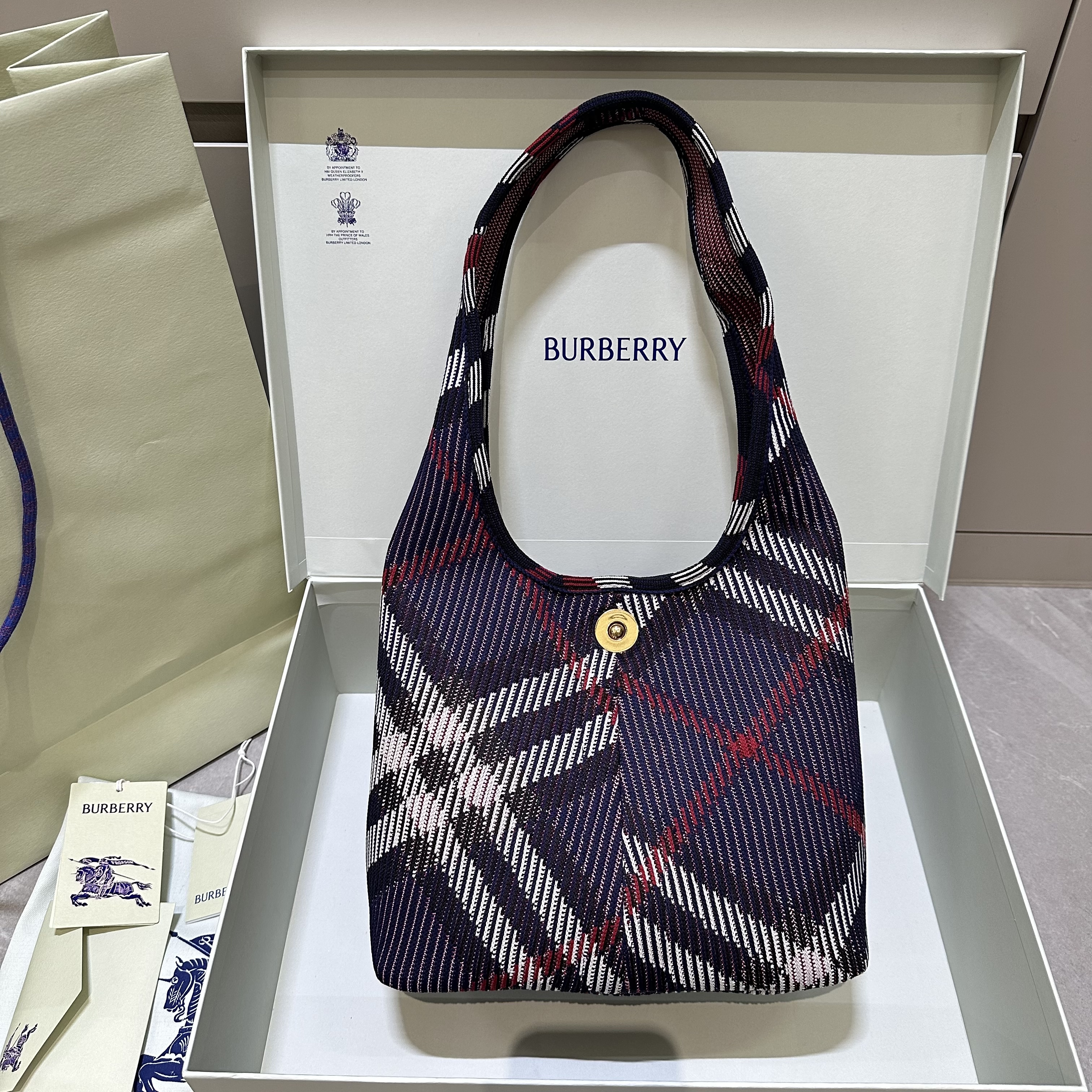 버버리 Burberry 3891 토트 백 28cm