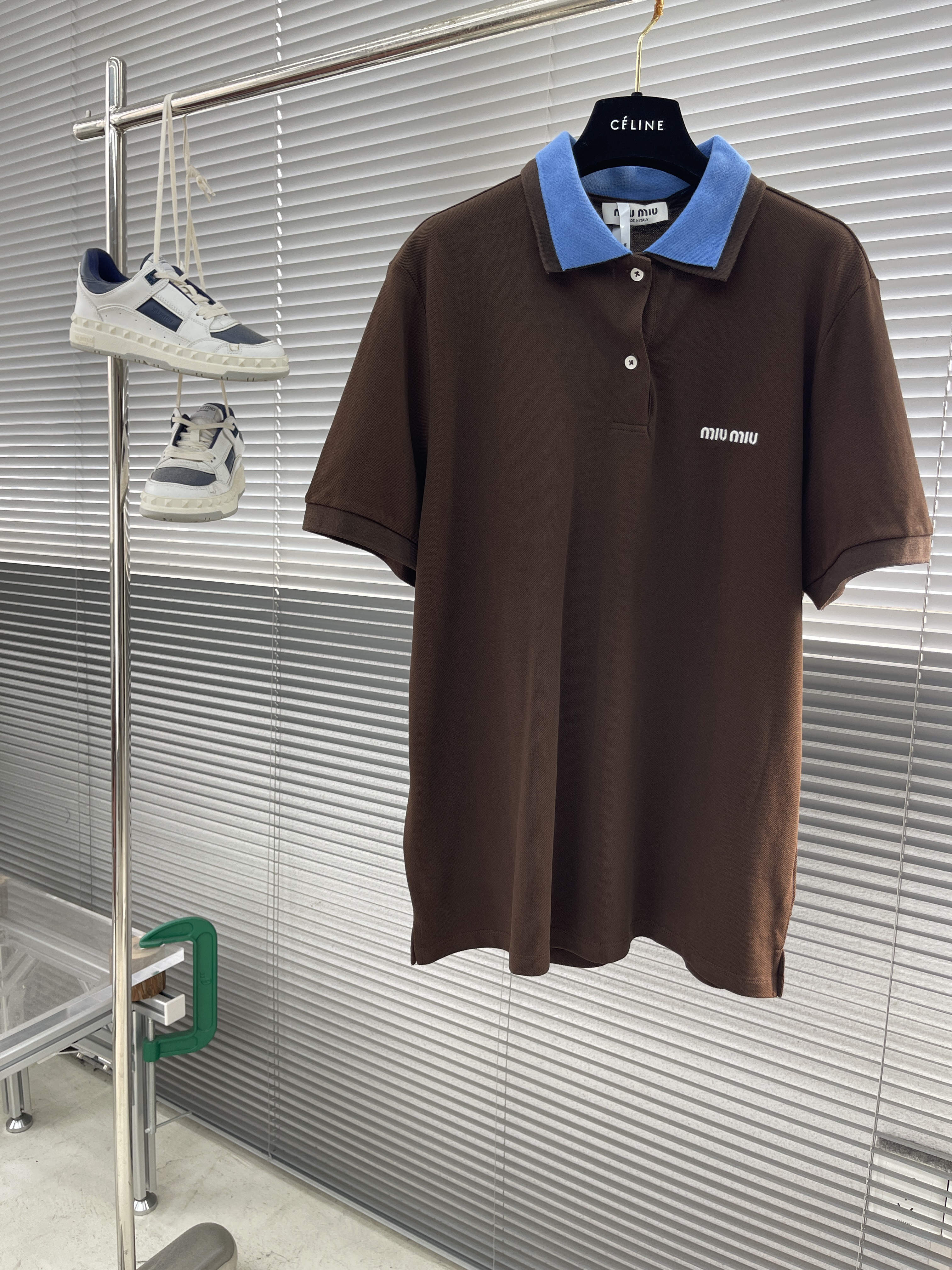 미우 미우 Miu Miu 반팔 폴로 셔츠