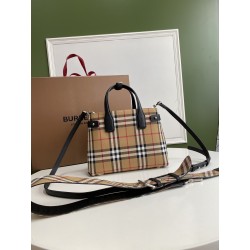 버버리 Burberry 6371 탑 핸들백 26cm