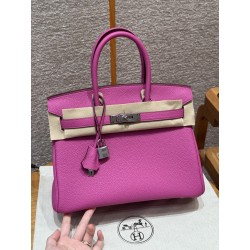 에르메스 Hermes Birkin 30cm Togo 9i Magnolia/silver