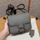 에르메스 Hermes Constance with mirror 19cm Epsom 0L Girs Meyer/silver