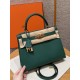 에르메스 Hermes Kelly 28cm Epsom Z6 Makachite/gold