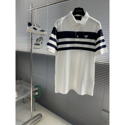 프라다 Prada 반팔 폴로 셔츠