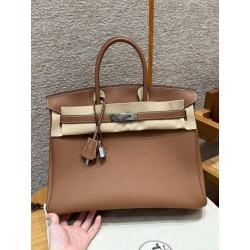 에르메스 Hermes Birkin 35cm Togo 37 Gold/silver