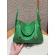 에르메스 Hermes Lindy 26cm Clemence 1K Bambou/gold