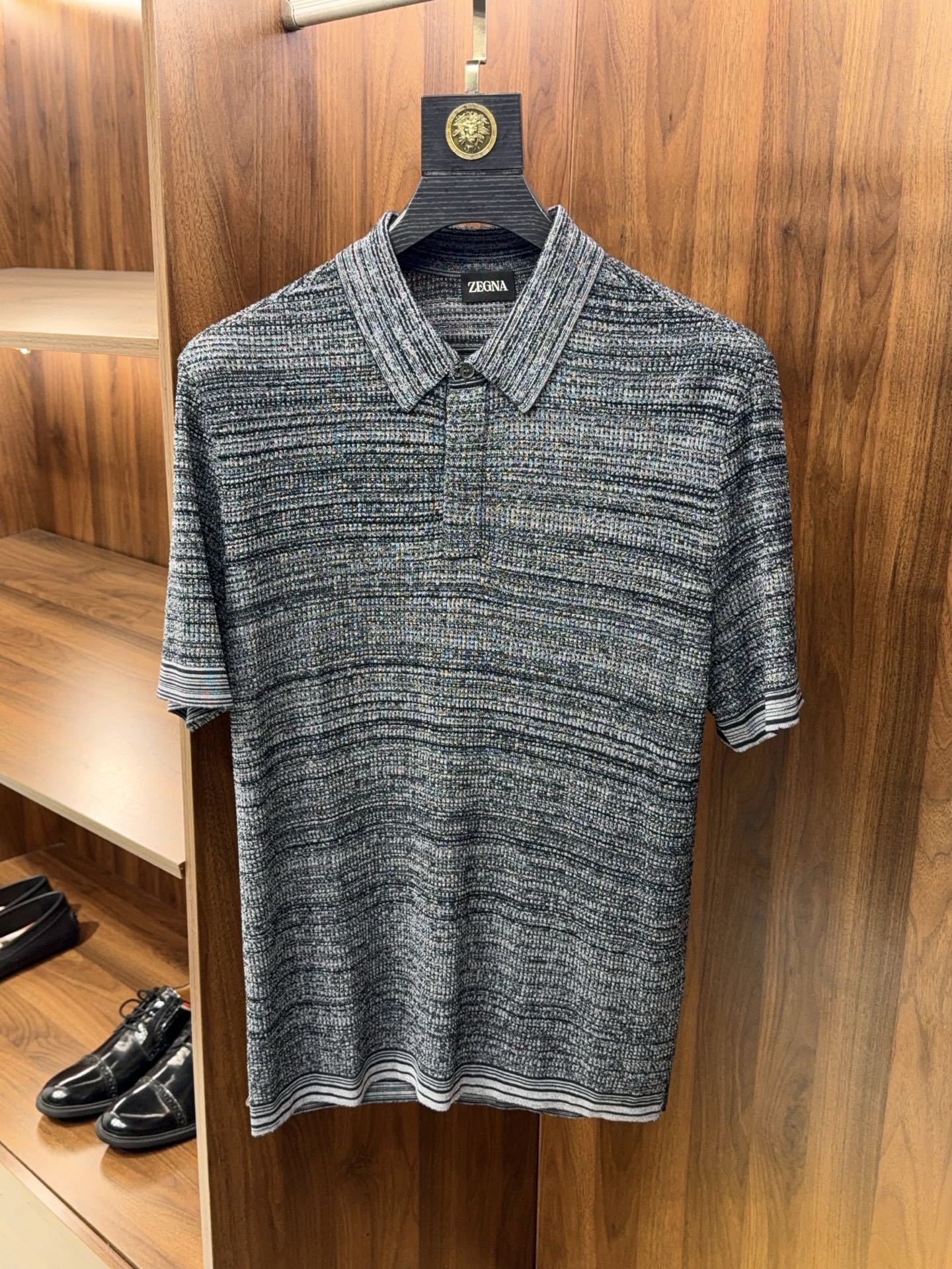 제냐 Zegna 반팔 폴로 셔츠