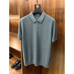 로로피아나 Loro Piana 반팔 폴로 셔츠