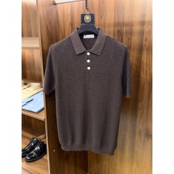 브루넬로 쿠치넬리 Brunello Cucineli 반팔 폴로 셔츠