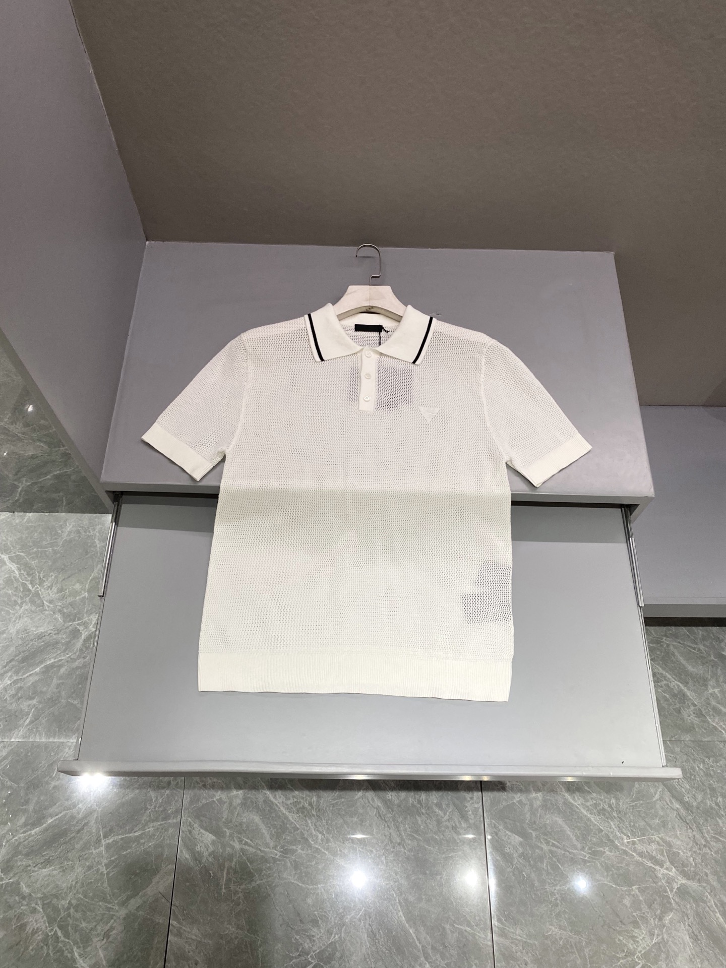 프라다 Prada 반팔 폴로 셔츠