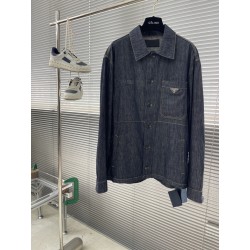 프라다 Prada 데님 재킷