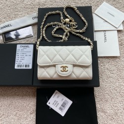 샤넬 Chanel Classic Wallet On Chain WOC 체인 지갑A81081 11cm