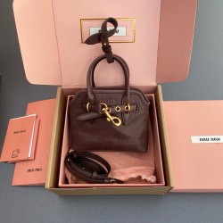 미우 미우 MIU MIU 탑 핸들백 MM0400-5BG037 12.5CM