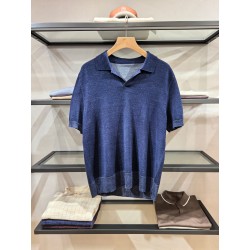 로로피아나 Loro Piana 반팔 폴로 셔츠